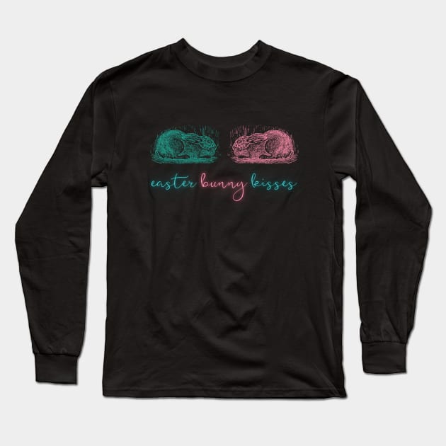 Easter Bunny Kisses Long Sleeve T-Shirt by Clue Sky